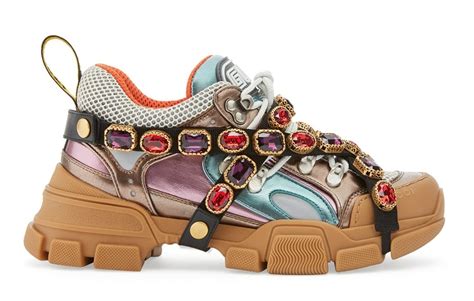 chunky sneakers gucci|gucci chunky jeweled sneakers.